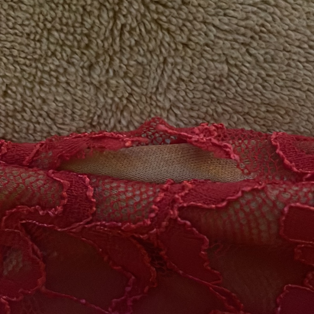 Beautiful Cap Sleeve Lace Top by Boston Proper Size Sm. Color is Forget Me Not - Picture 3 of 7